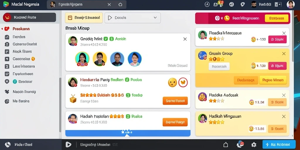 Screenshot menampilkan karakter lucu yang menghibur.