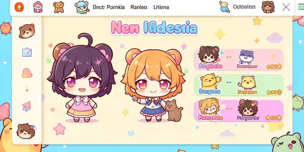 Gambar gameplay menampilkan aksi seru di dunia petualangan.